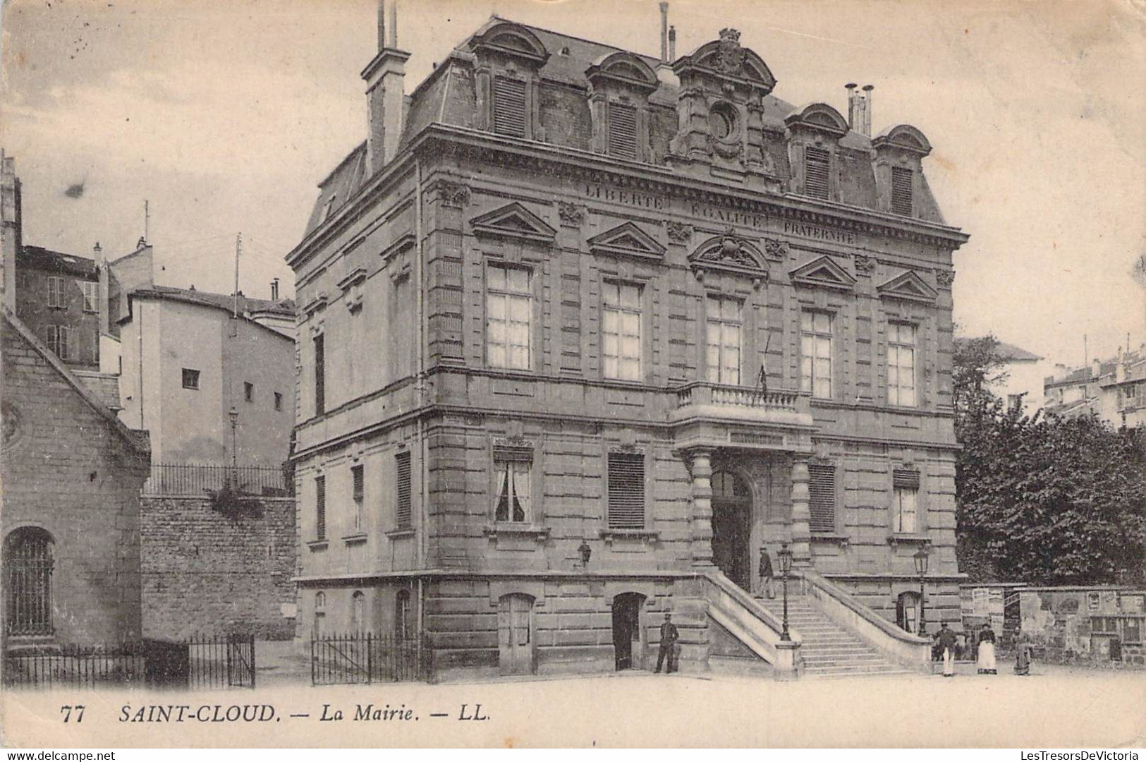 CPA - 92 - SAINT CLOUD - La Mairie - LL - Animée - Saint Cloud