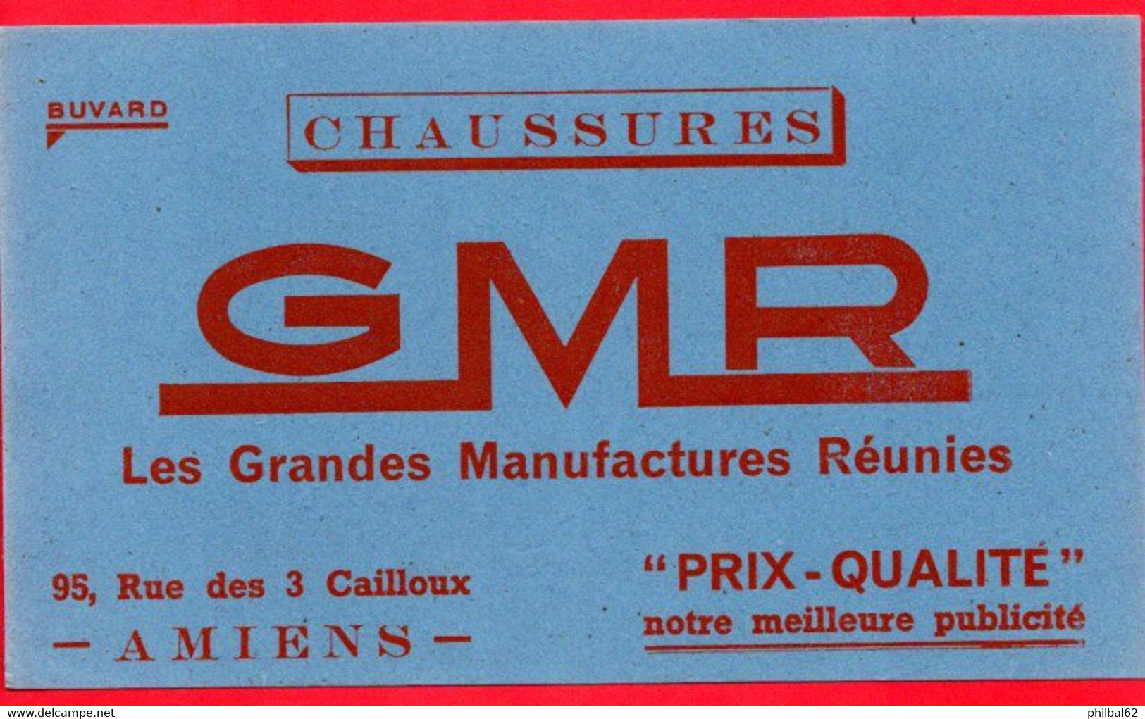 Buvard Chaussures GMR, Amiens. - C