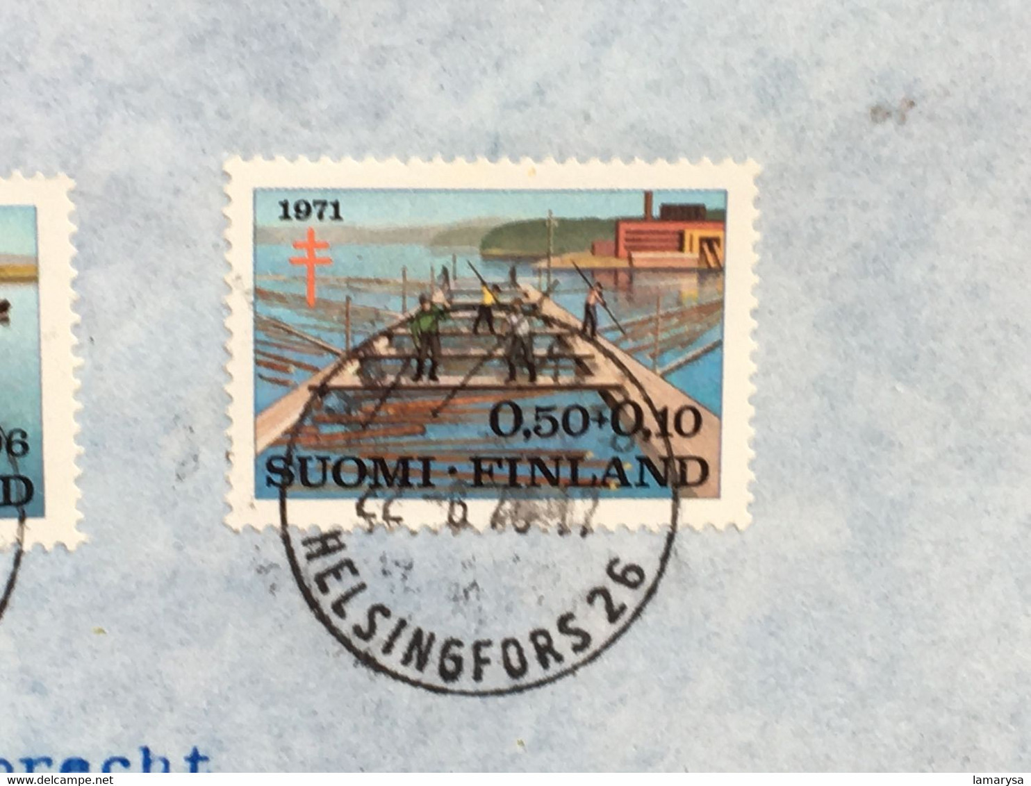 Suomi-Finland-Helsinki-☛Dietikon Suisse-Schweiz Marcophilie Timbre Europe Finlande 22/6-1976 Lettre & Document-par Avion - Briefe U. Dokumente