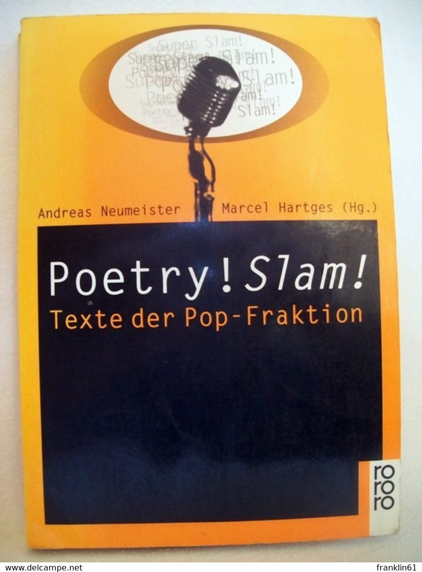 Poetry! Slam! : Texte Der Pop-Fraktion. - Musica