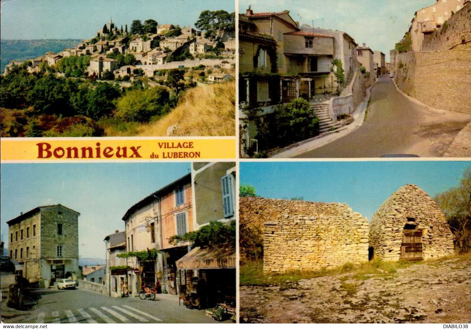 BONNIEUX    ( VAUCLUSE )   VILLAGE DU LUBERON  _ MULTI-VUES - Bonnieux