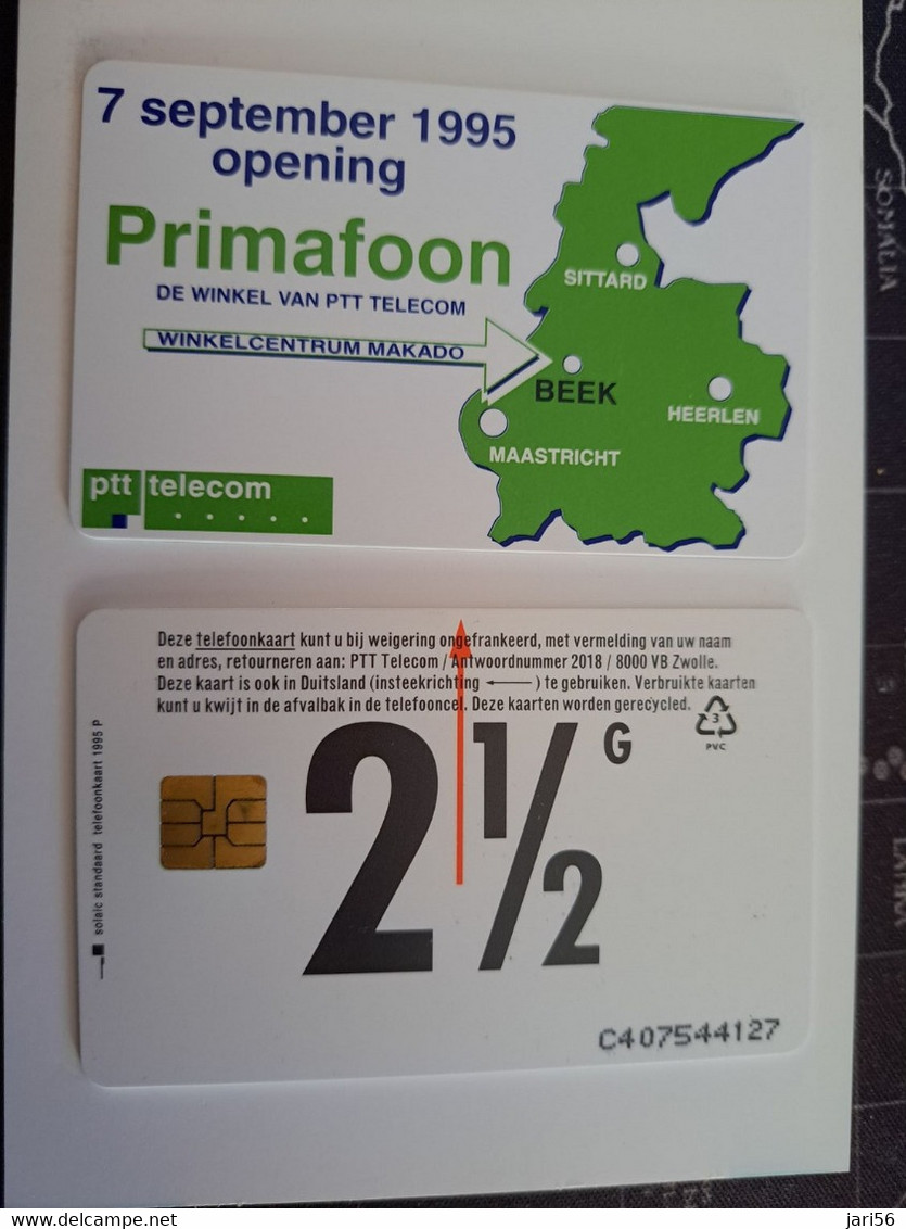 NETHERLANDS / CHIP ADVERTISING CARD/ HFL 2,50  /  PRIMAFOON BEEK          /     CKE 042 ** 11716** - Privé