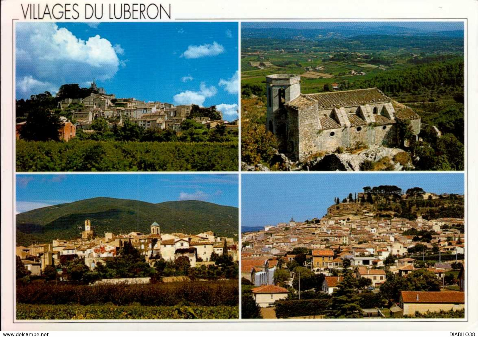 VILLAGES DU LUBERON   ( VAUCLUSE )  OPEDES . BONNIEUX . LOURMARIN. CADENET - Bonnieux