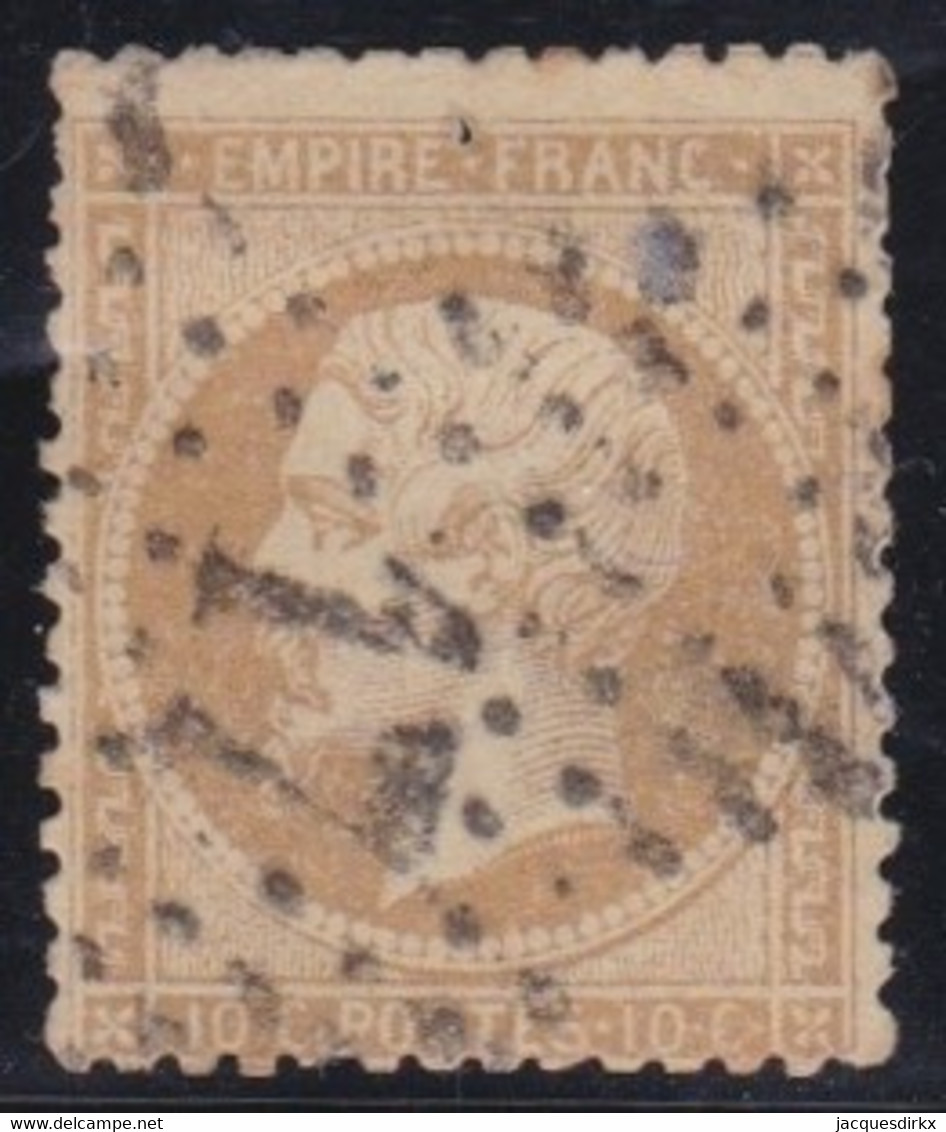 France   .    Y&T    .    21      .    O       .    Oblitéré - 1862 Napoleone III