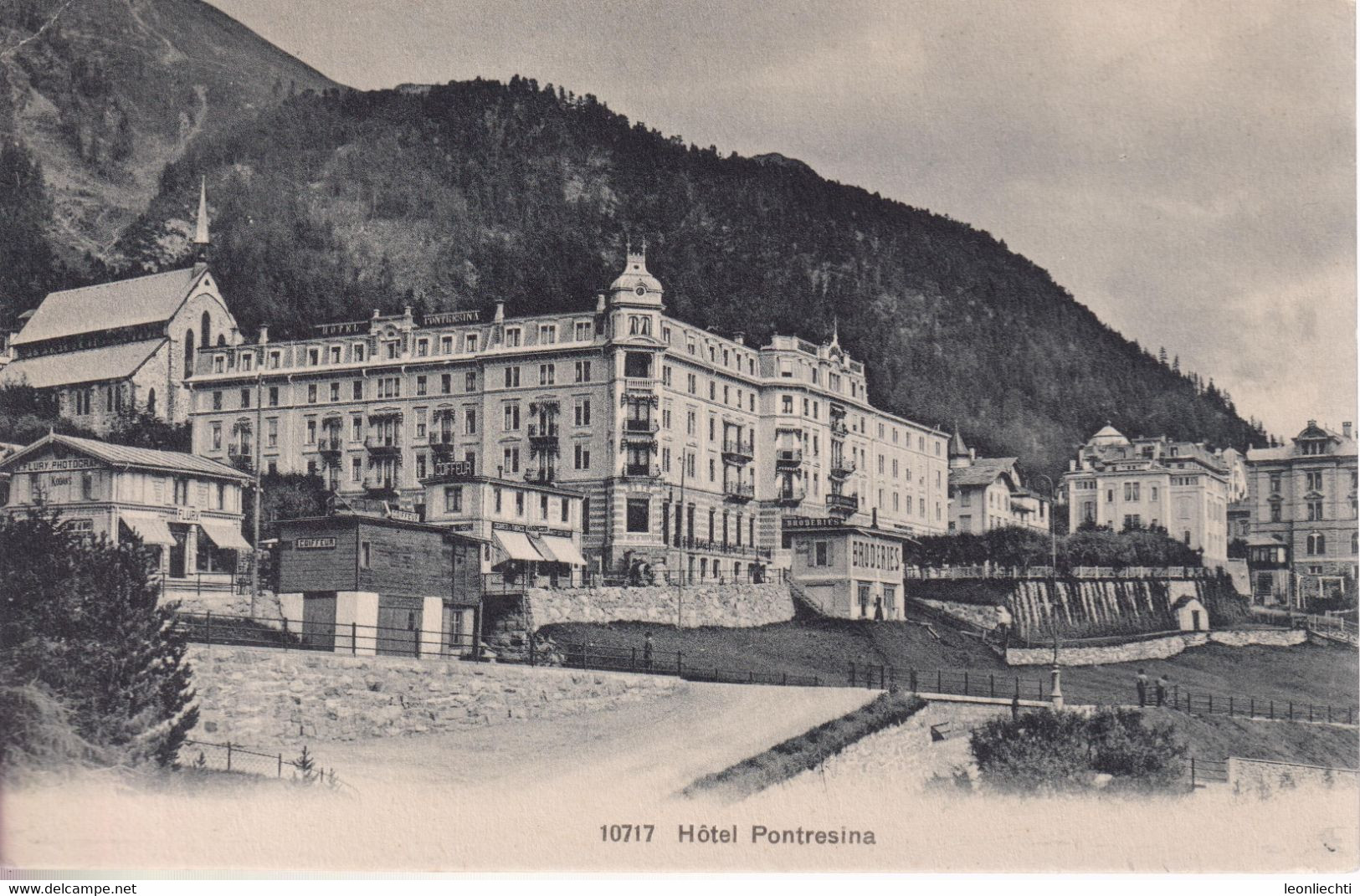 AK:  Hôtel Pontresina, Kt. Graubünden - Hotels & Restaurants