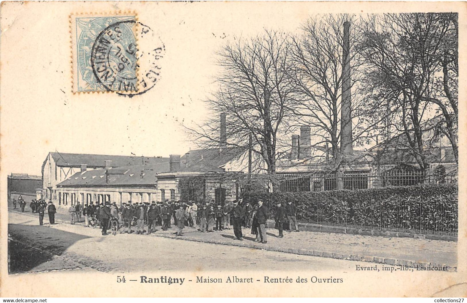 60-RANTIGNY- MAISON ALBARET RENTREE DES OUVRIERS - Rantigny