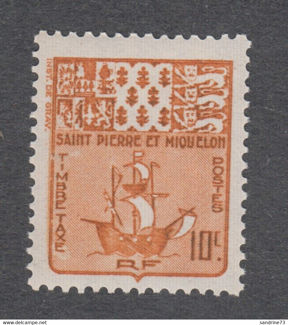 Colonies Françaises - St Pierre Et Miquelon - Timbres Neufs** - Taxe N°67 - Postage Due