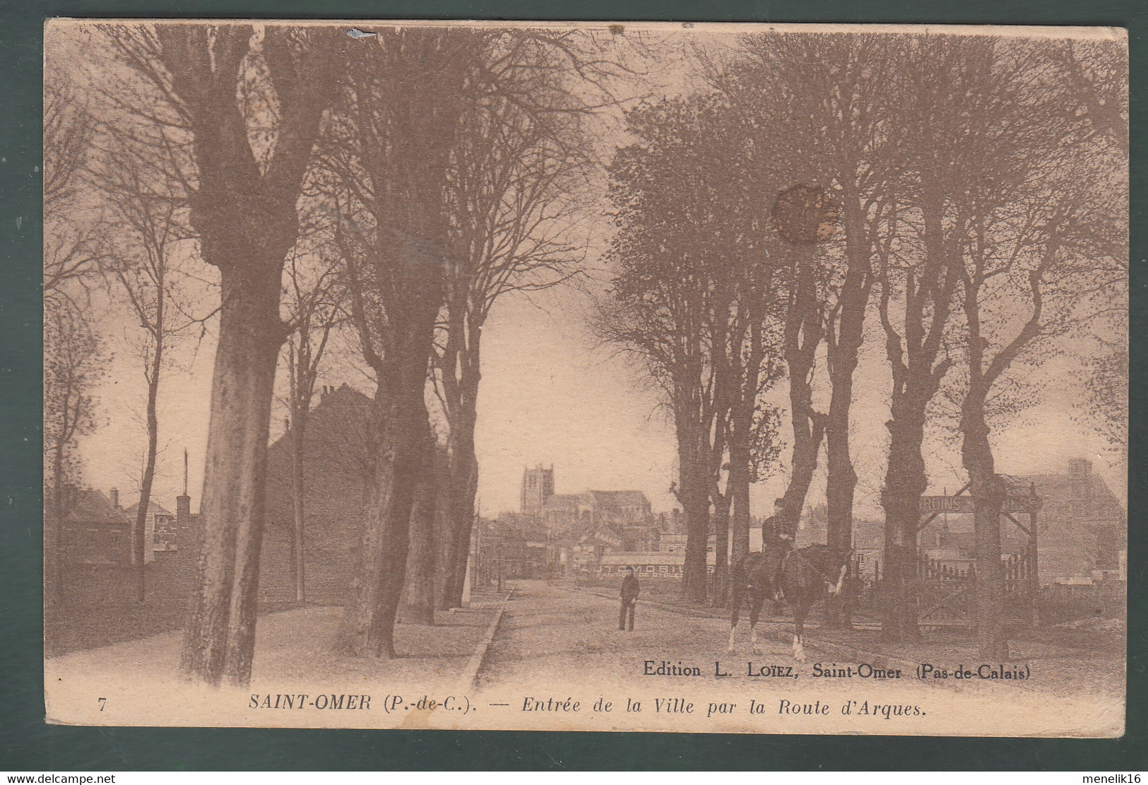 CP - 62 - Saint-Omer - Entrée De La Ville Par La Route D'Arques - Saint Omer