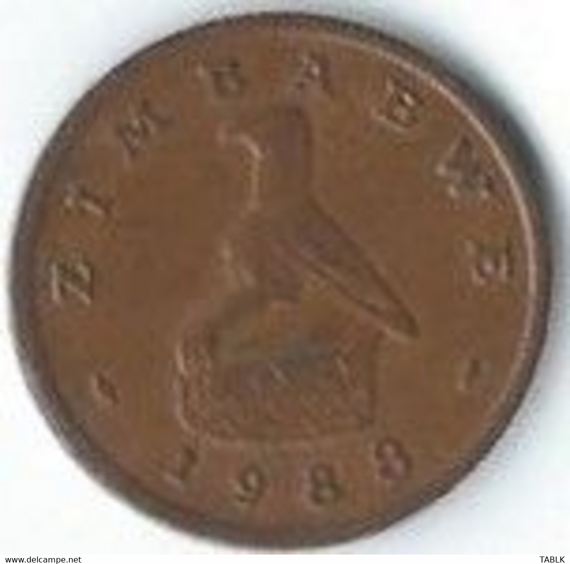 M796 - ZIMBABWE - 1 CENT 1986 - Simbabwe