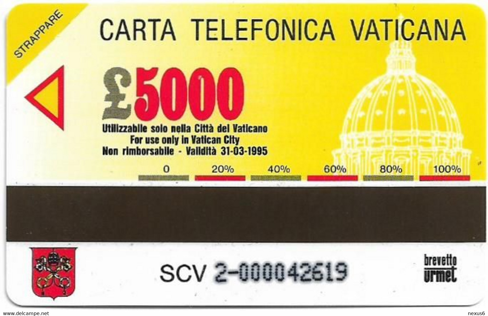 Vatican - Flora Del Nuovo Mondo - 5.000V₤, 1993, 19.600ex, Mint - Vatican