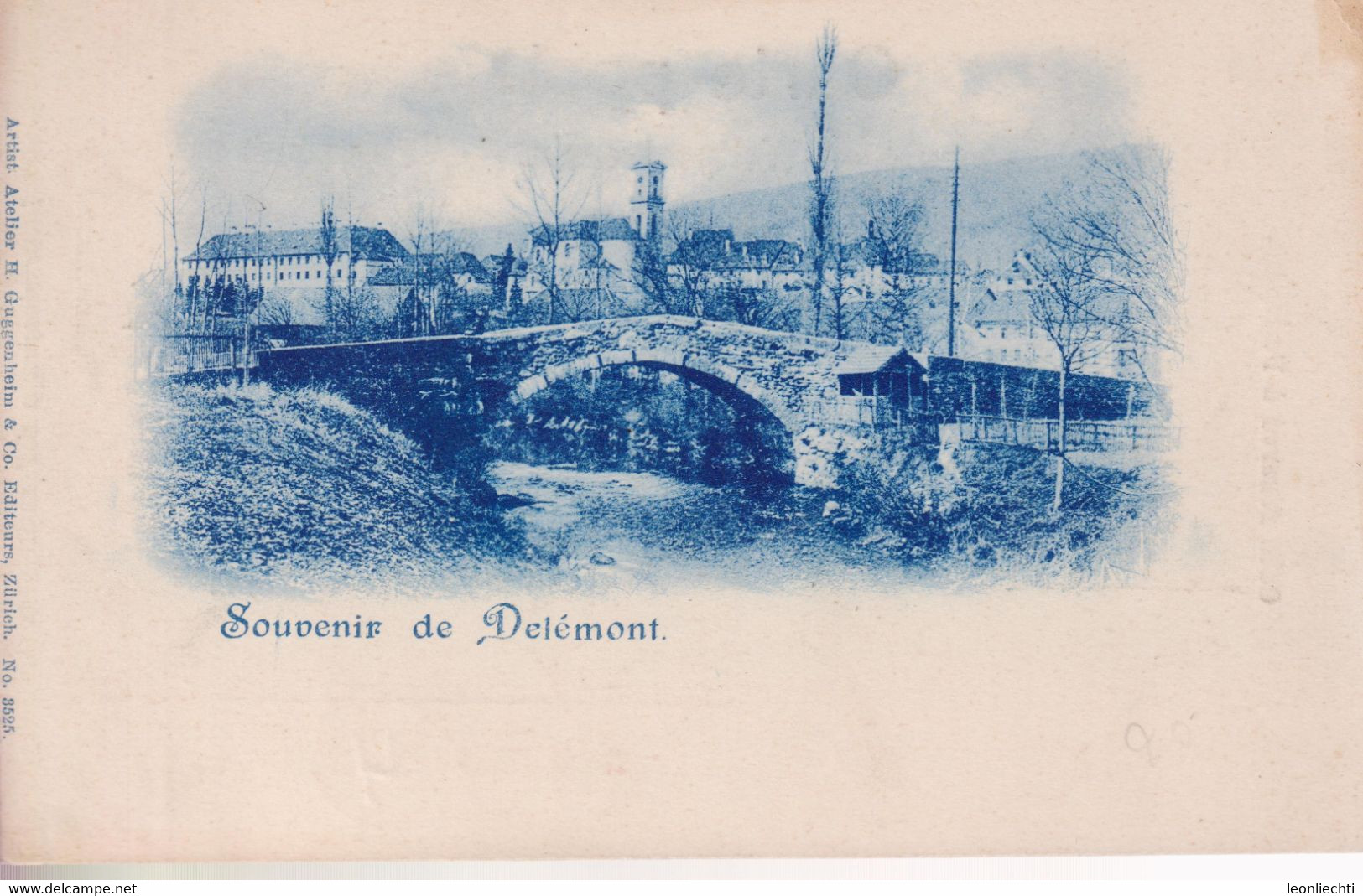 AK: Carte Postale UPU. Souvenir De Delémont - Delémont