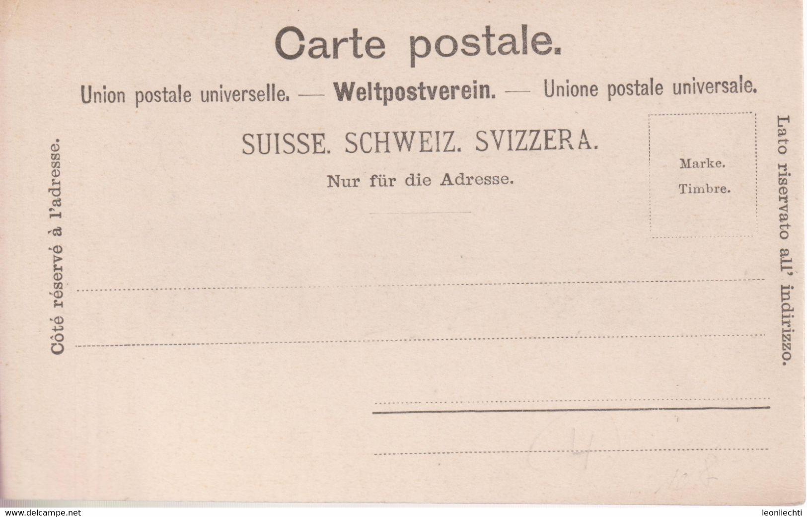 AK: Carte Postale UPU. Souvenir De Delémont - Delémont