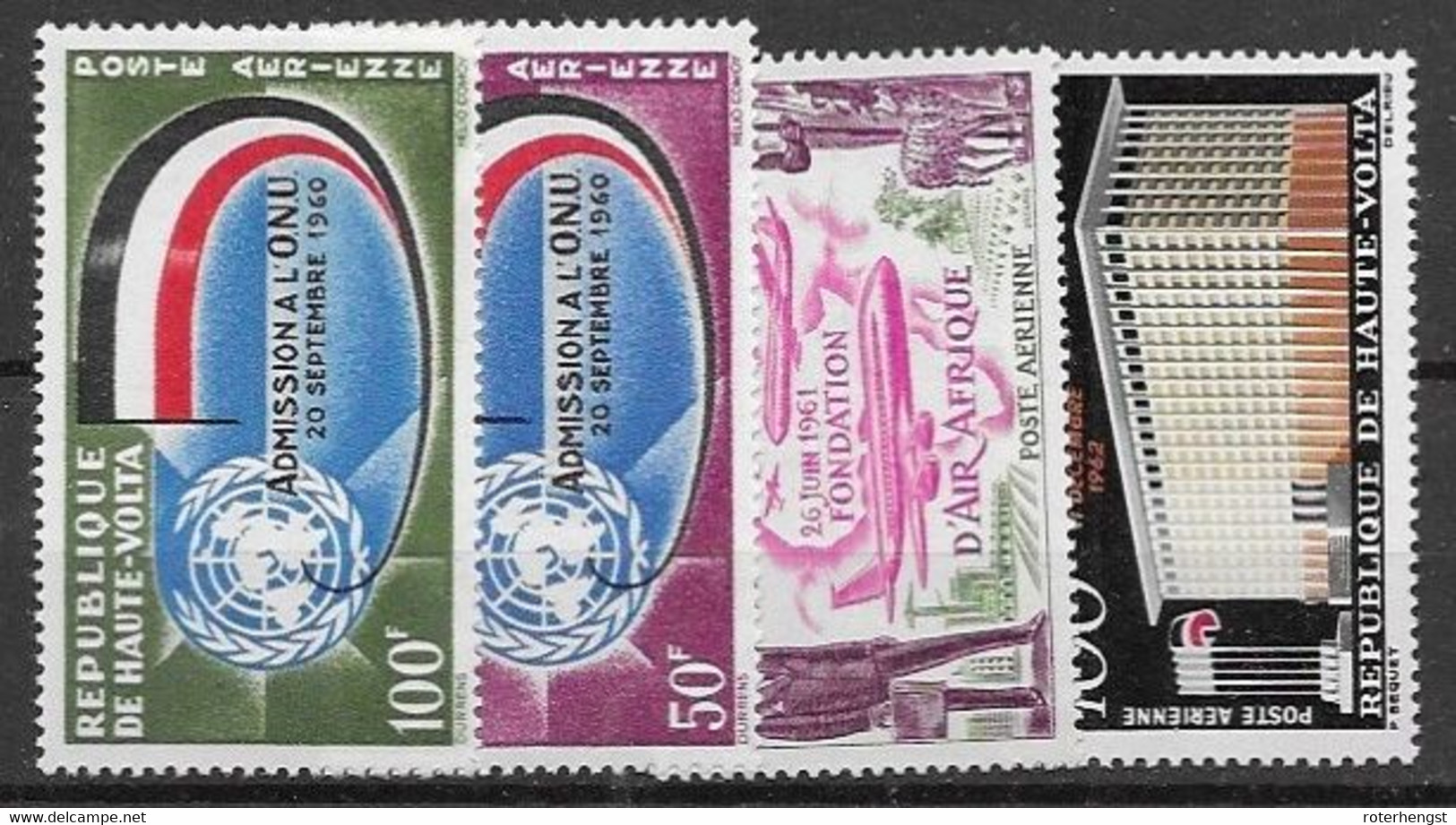 Haute-Volta (Burkina) Mnh ** 5,9 Euros 1962 Airmails - Haute-Volta (1958-1984)