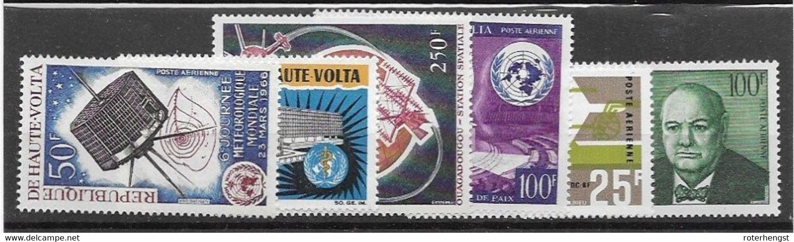 Haute-Volta (Burkina) Mnh ** 15,7 Euros All 1966 Airmails - Haute-Volta (1958-1984)