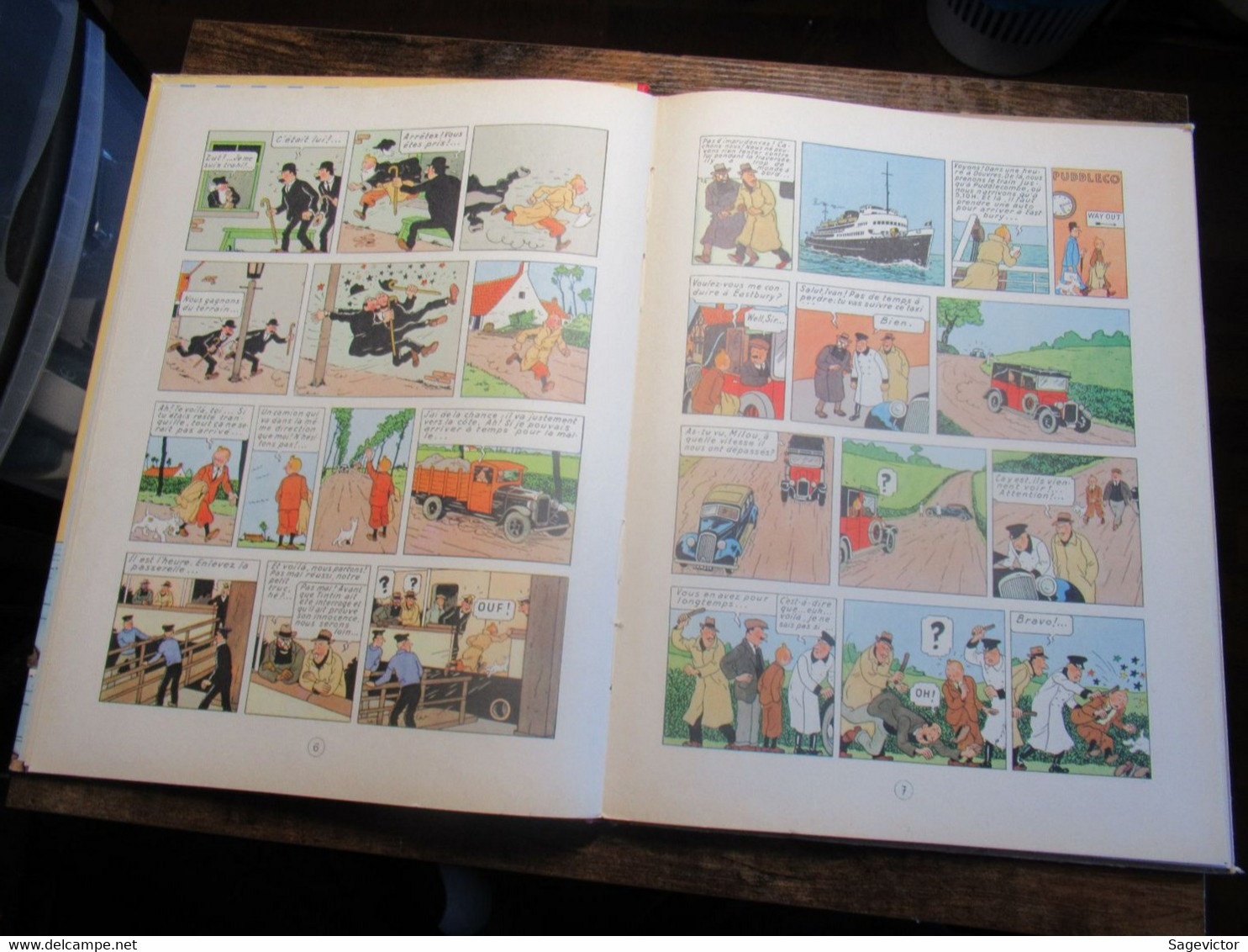 Tintin l'ile noire 1958 B25