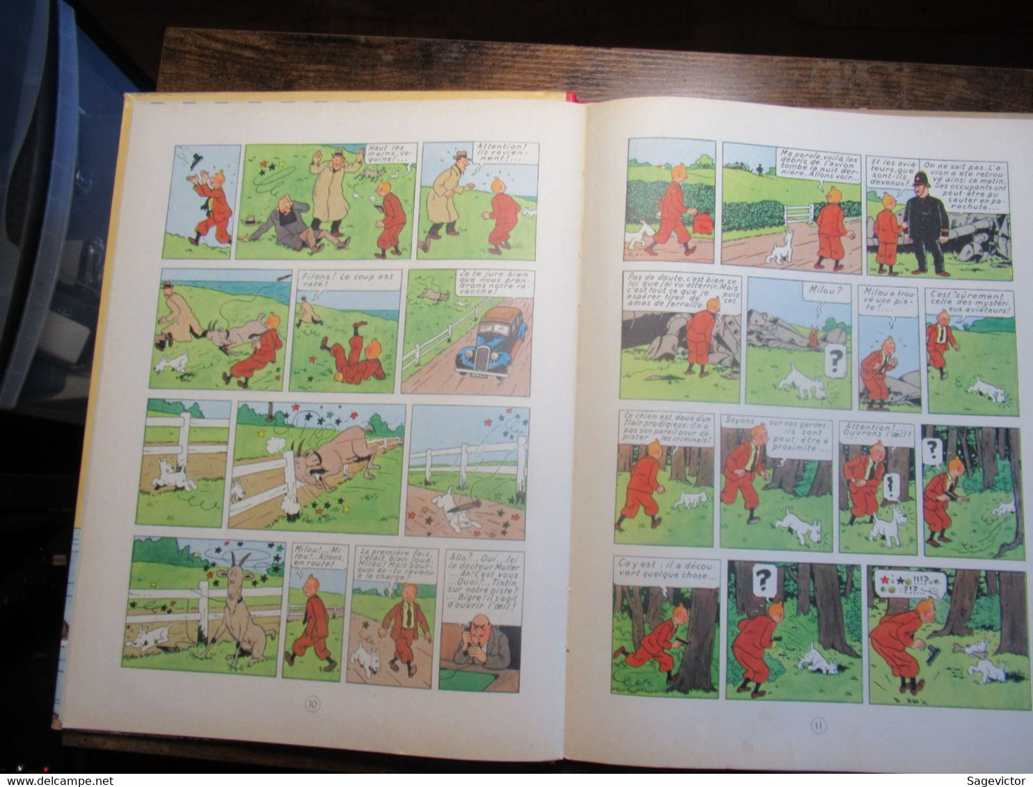 Tintin l'ile noire 1958 B25