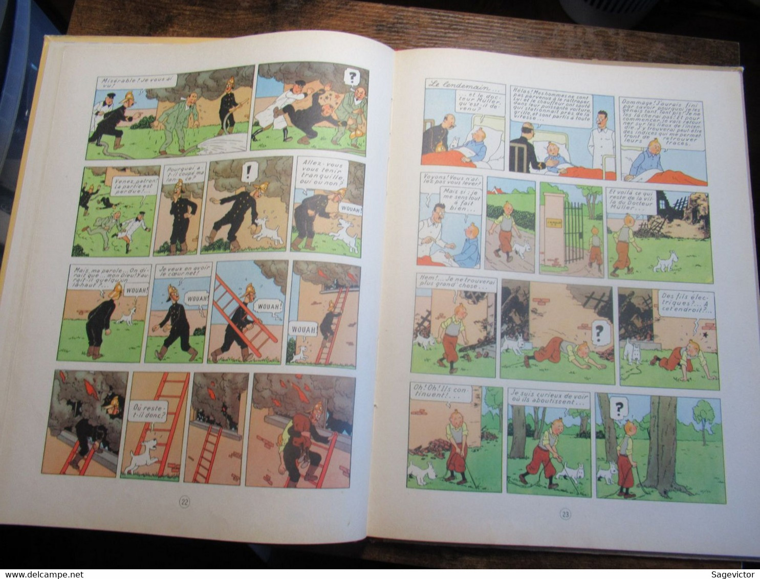 Tintin l'ile noire 1958 B25