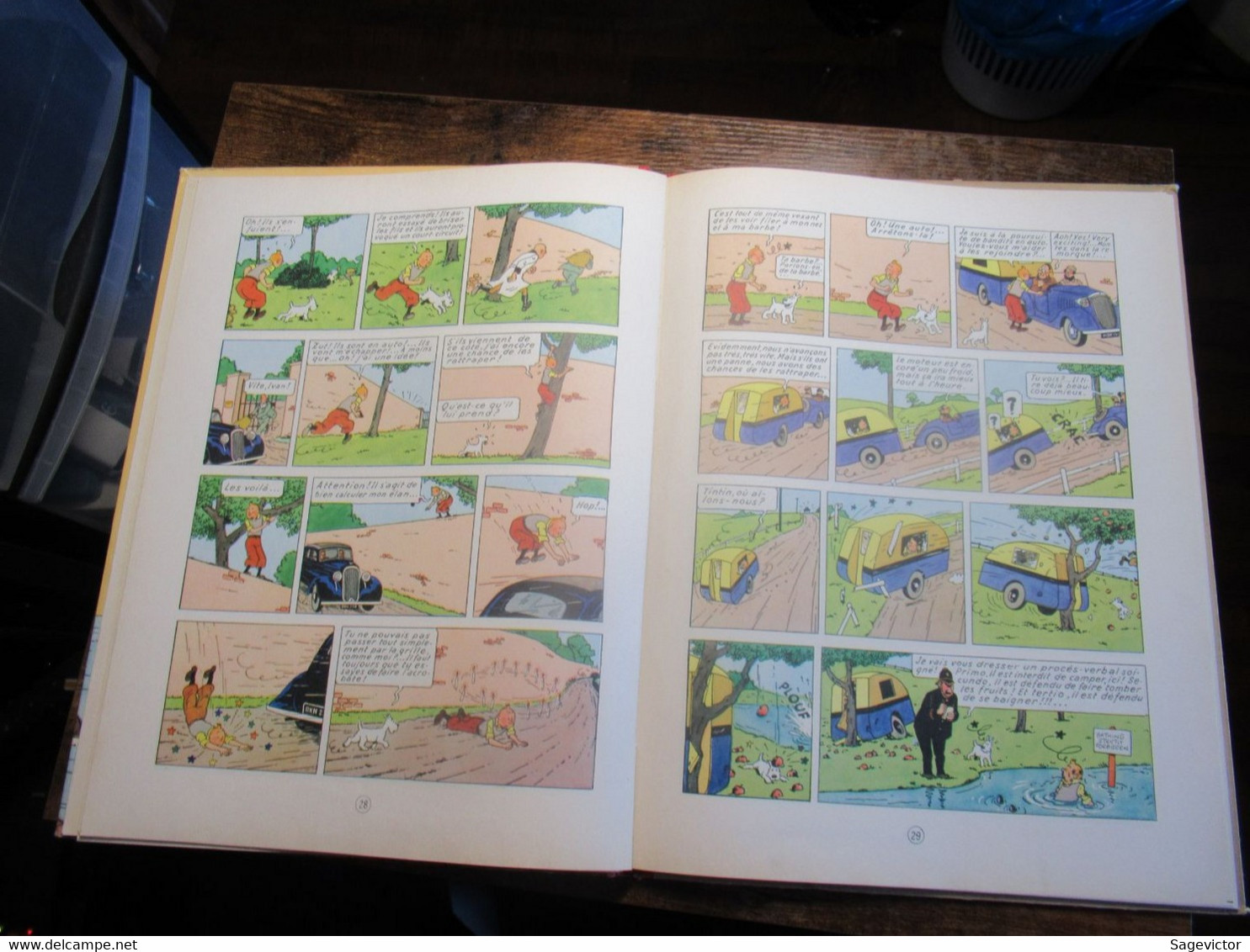 Tintin l'ile noire 1958 B25