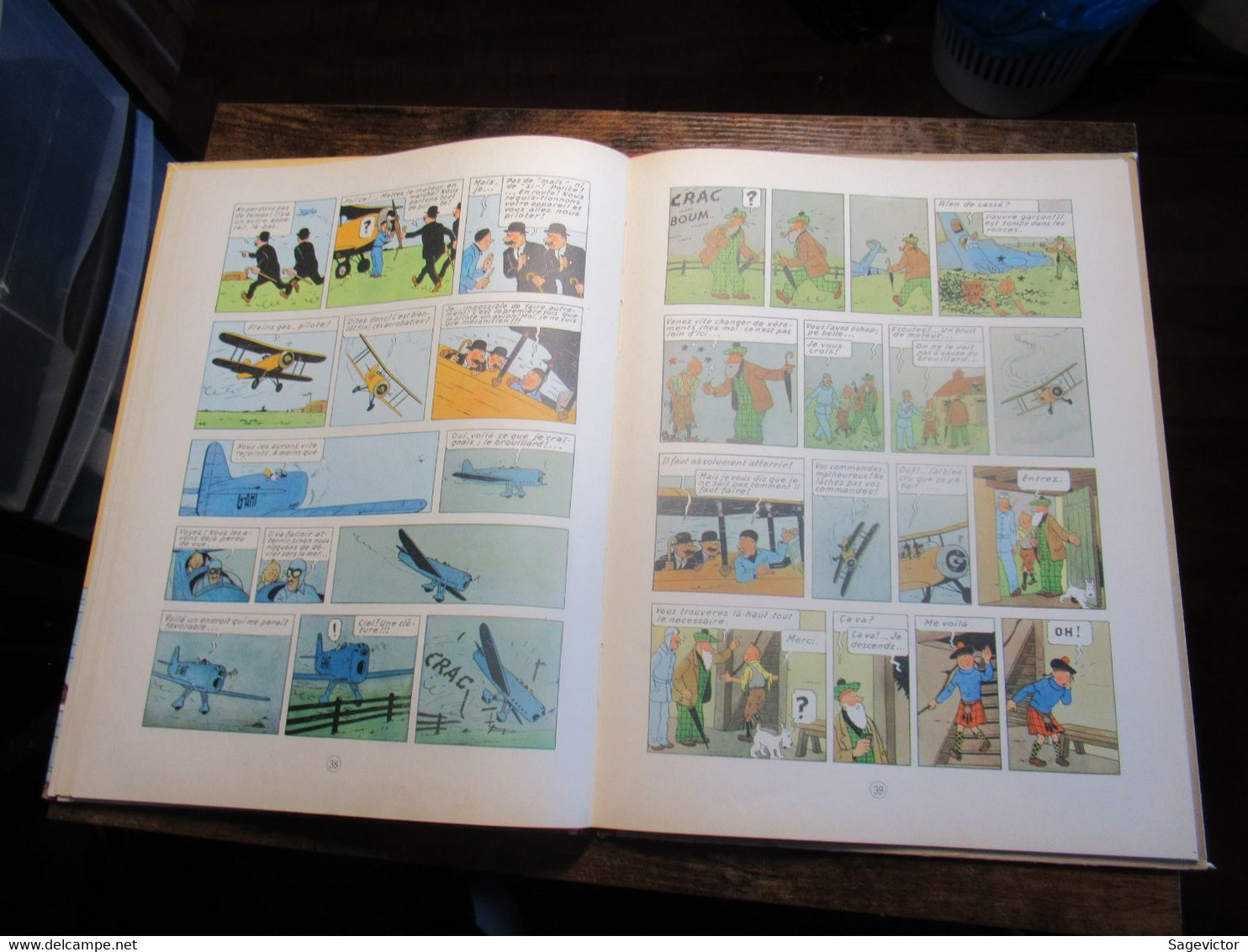 Tintin l'ile noire 1958 B25