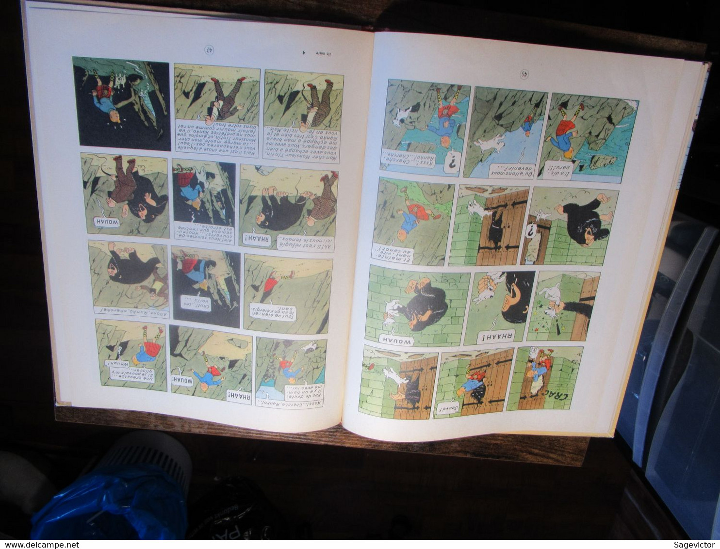 Tintin l'ile noire 1958 B25