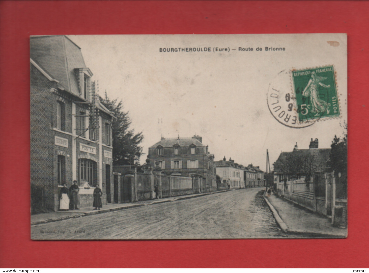 CPA -   Bourgtheroulde  -(Eure ) - Route De Brionne - Bourgtheroulde