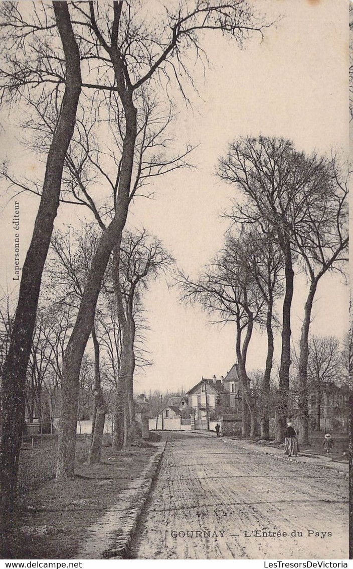 CPA FRANCE - 36 - GOURNAY - L'entrée Du Pays - Lapersonne éditeur - Autres & Non Classés