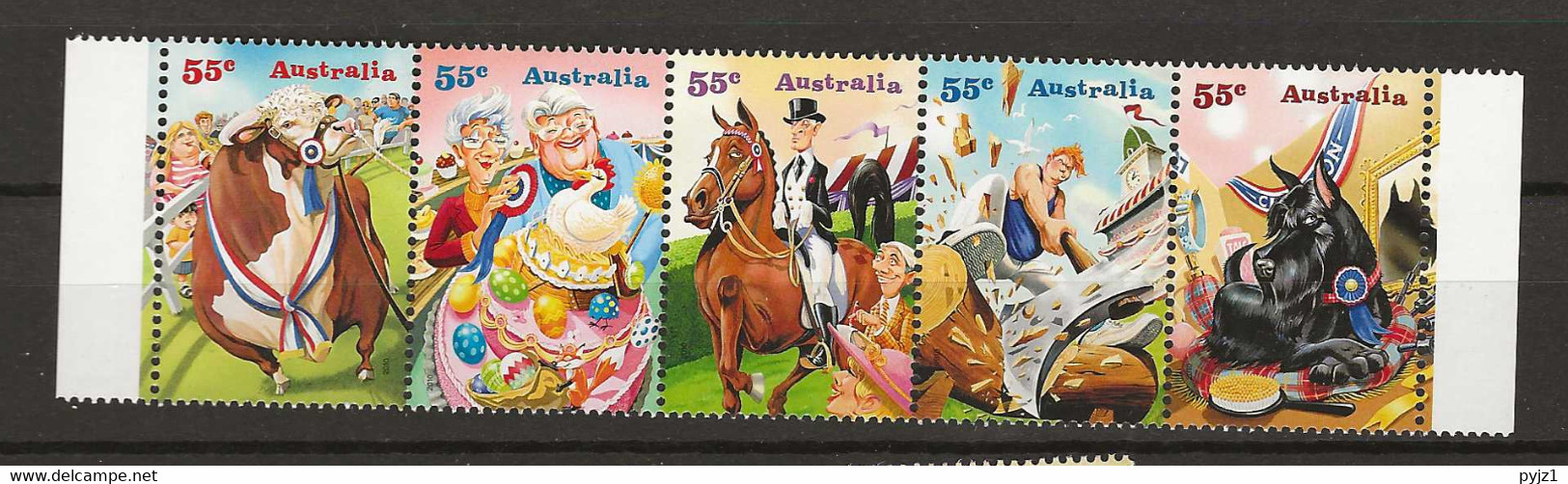 2010 MNH Australia Michel 3354-58 Postfris** - Ongebruikt