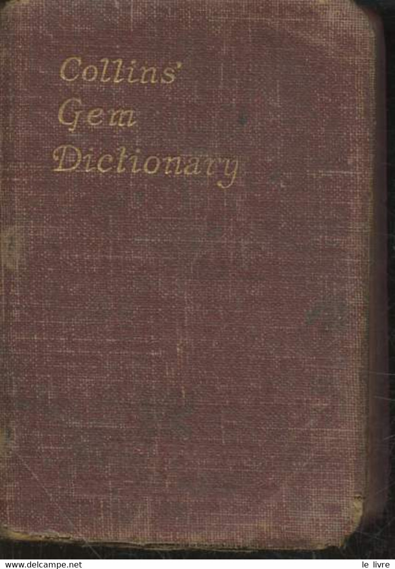 The Gem Pocket Pronouncing Dictionnary Of The English Language With An Appendix - Collectif - 0 - Dictionnaires, Thésaurus