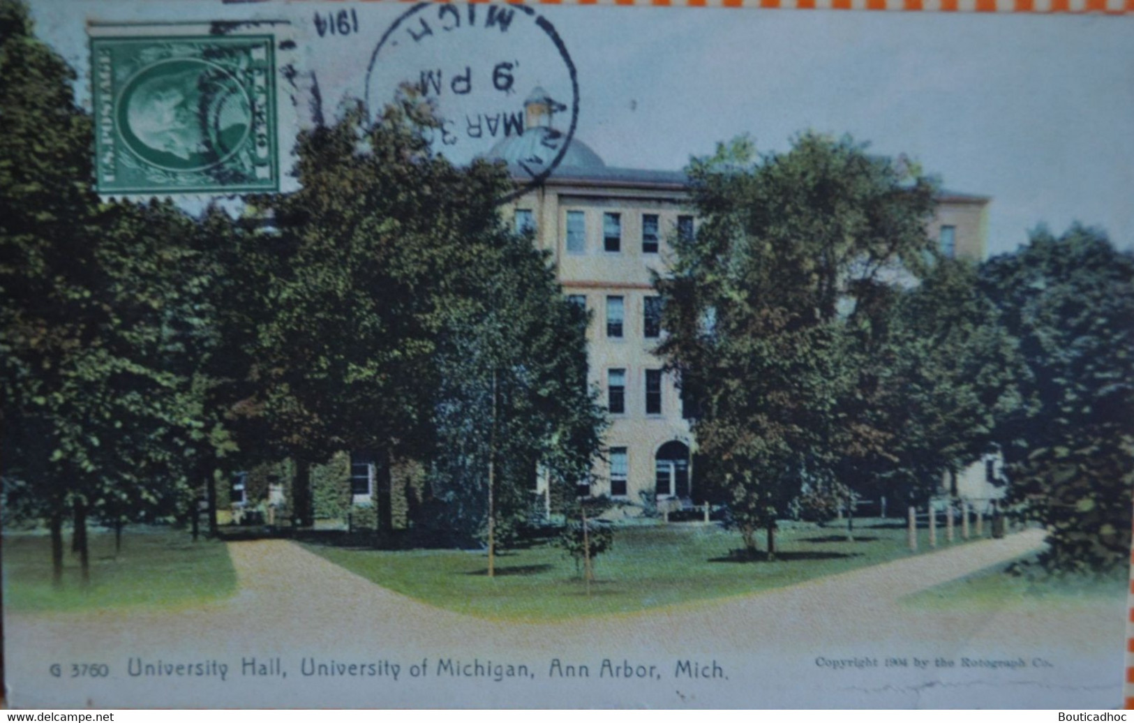 Ann Arbor : University Of Michigan, Memorial Hall In 1914 - Ann Arbor