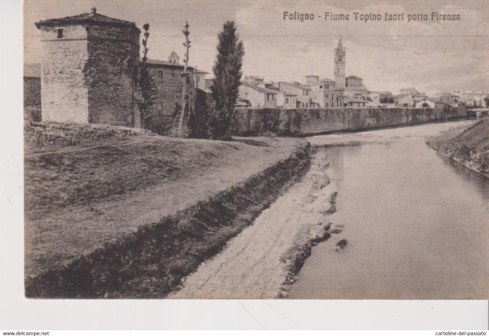 FOLIGNO  FIUME TOPINO FUORI  PORTA FIRENZE  NO VG - Foligno