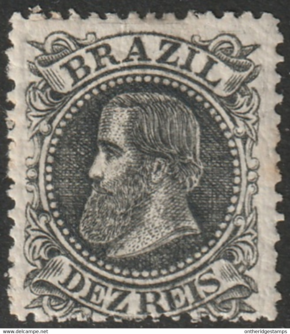 Brazil 1882 Sc 82a Bresil Mi 51a Yt 51 MLH* - Unused Stamps