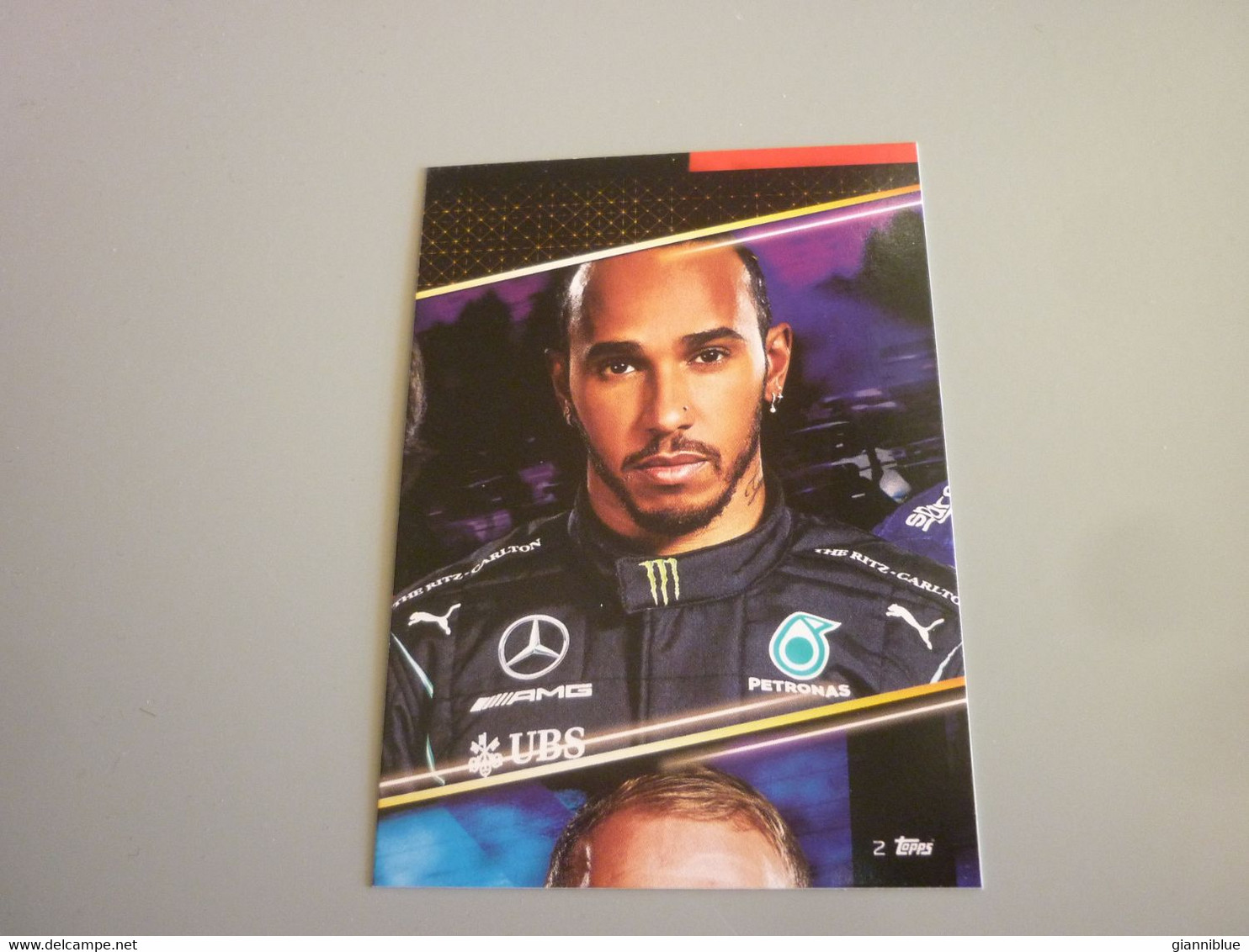 Lewis Hamilton Puzzle #2 Formula 1 F1 Topps Turbo Atax 2021 Trading Card - Automobile - F1