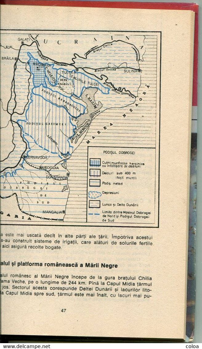 Roumanie Manuel Scolaire Geografia României Manual Pentru Clasa A VIII A 1992 - Junior