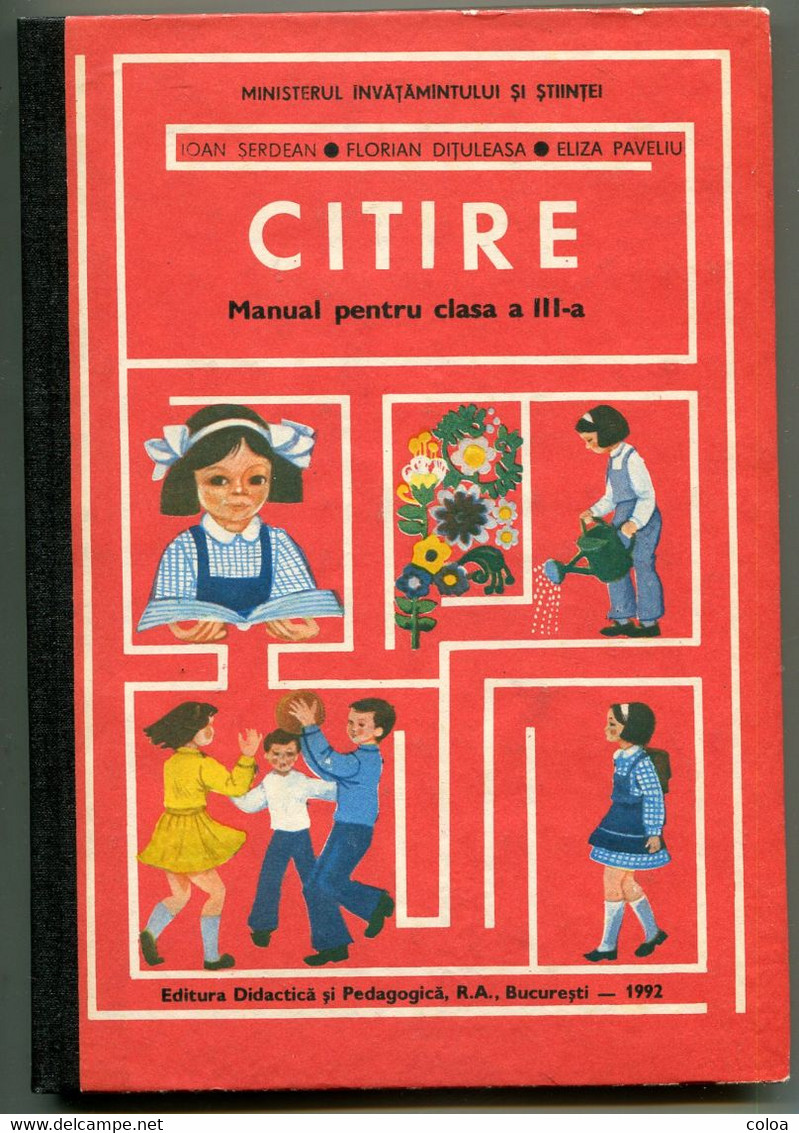 Roumanie Manuel Scolaire Citire, Manual Pentru Clasa A III A 1991 - Giovani