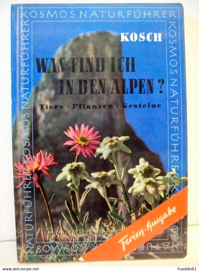 Was Find Ich In Den Alpen? : Das Erdgeschichtl. Werden D. Alpen. Tabellen Zum Bestimmen D. Wichtigsten Pflanze - Animaux