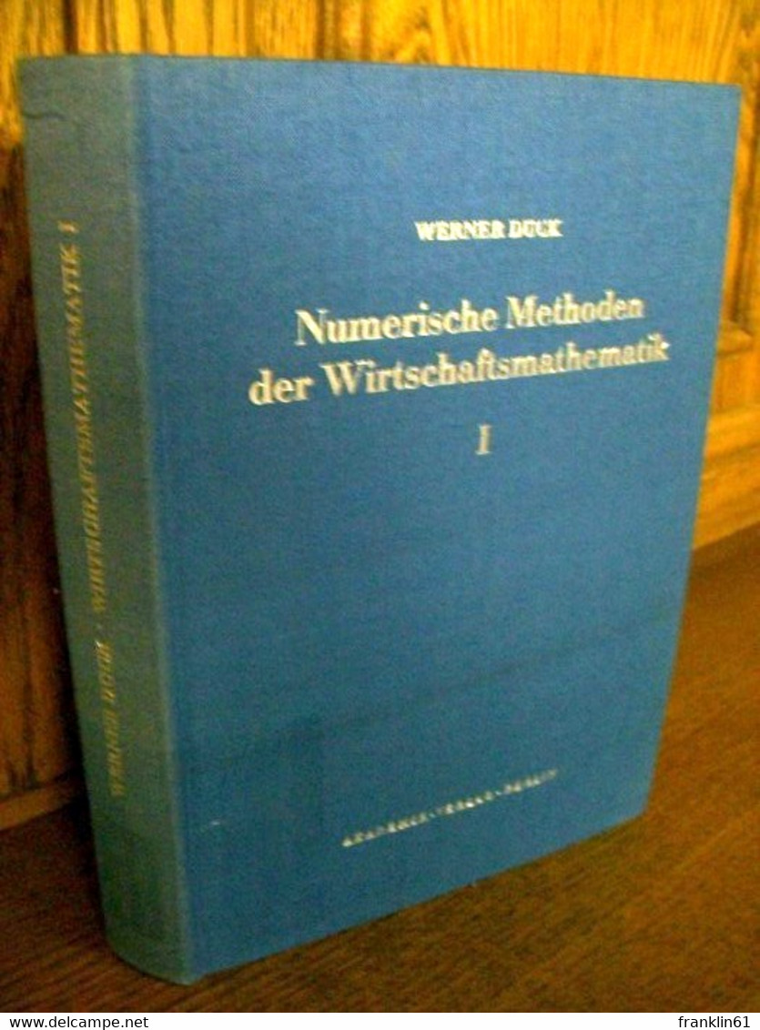 Numerische Methoden Der Wirtschaftsmathematik I. - Lessico