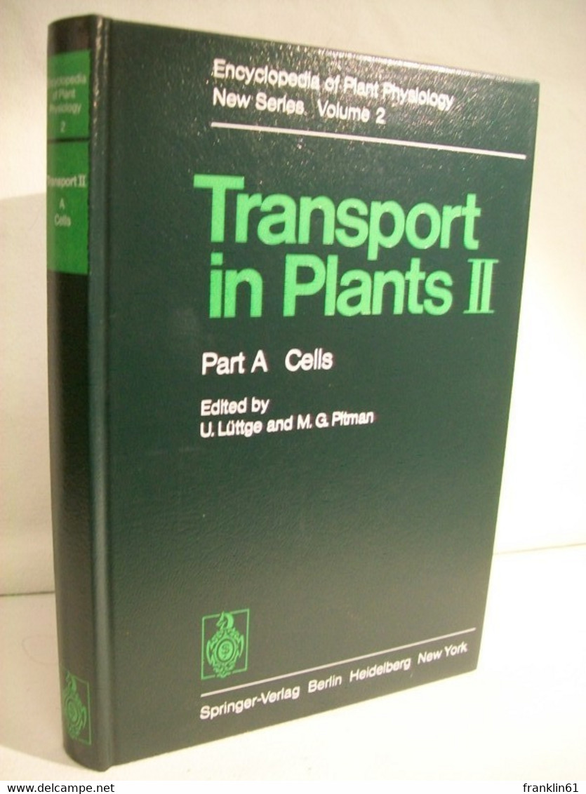 Transport In Plants II.Part A Cells. - Léxicos