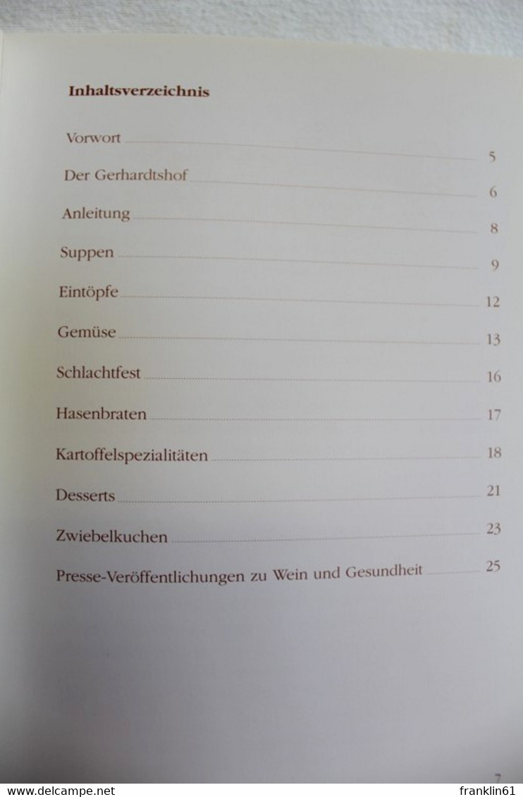 Gerhardts Rezepte-Sammlung Ein Kleiner Streifzug Durch Die Rheinhessische Küche - Essen & Trinken