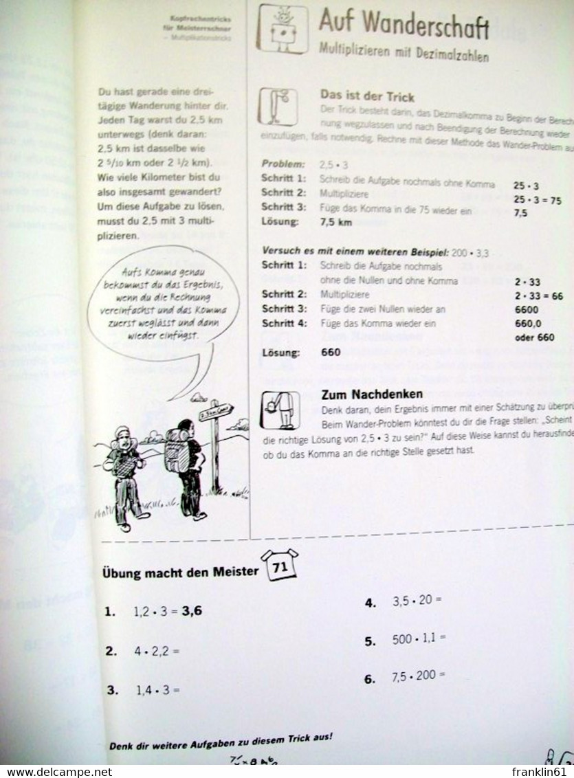 Arithmetricks. Übungsblätter Zum Kopfrechnen. - Schulbücher