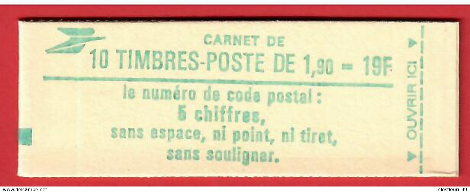 Carnet Neuf**   2424 C 1 / Non Ouvert - Old : 1906-1965