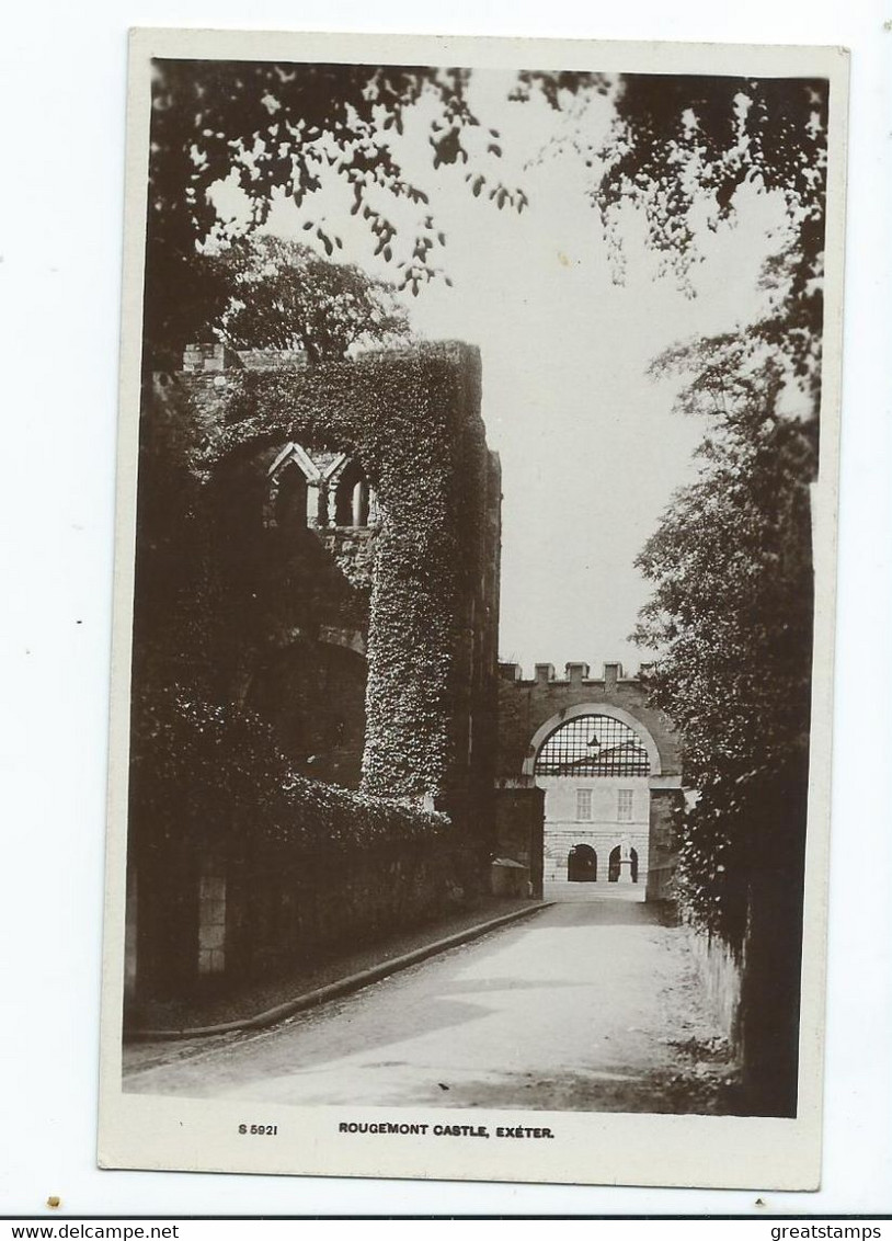 Devon Postcard  Exeter Rougemont Castle Kingsway Rp - Exeter