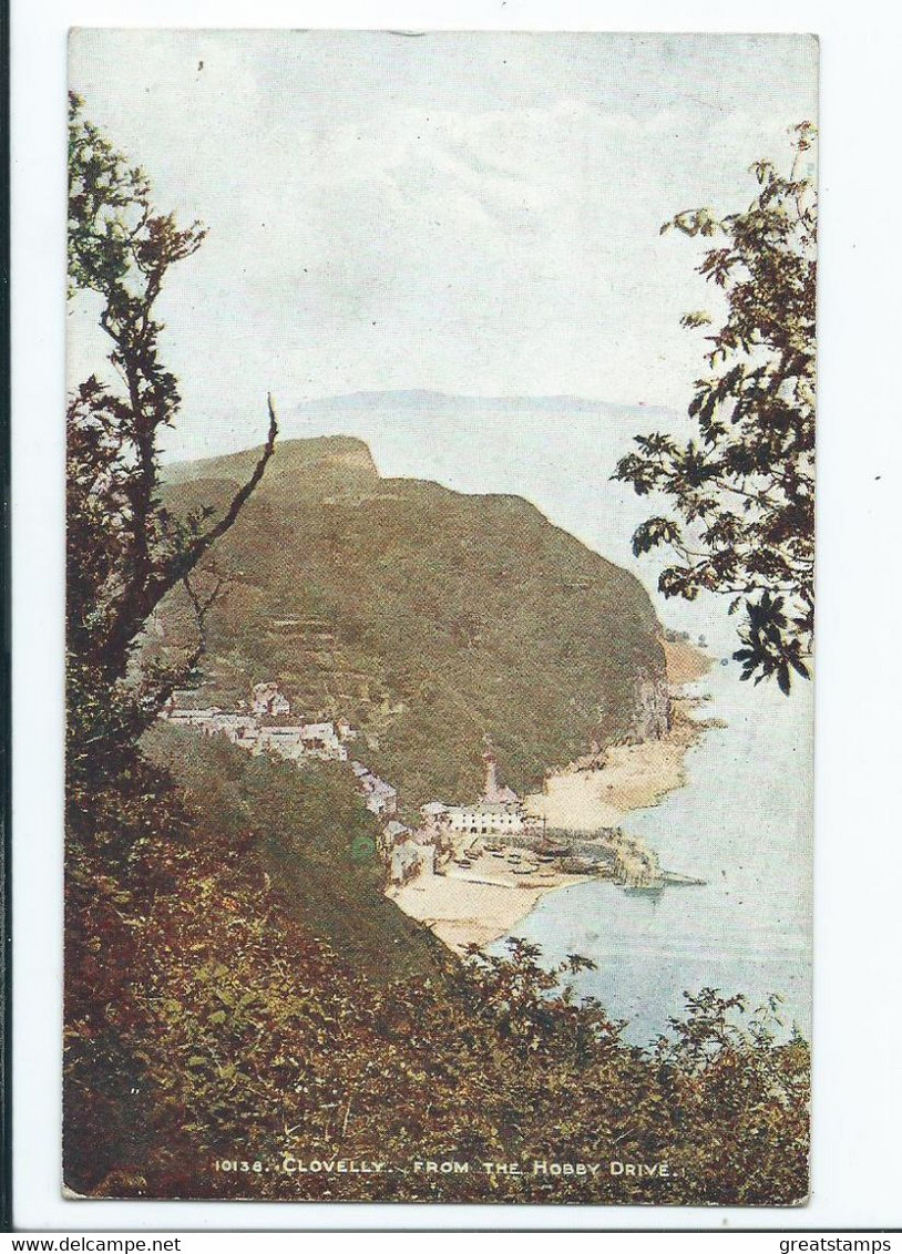 Devon Postcard  Clovelley From  Hobby Drive Celesque Series Unused - Clovelly