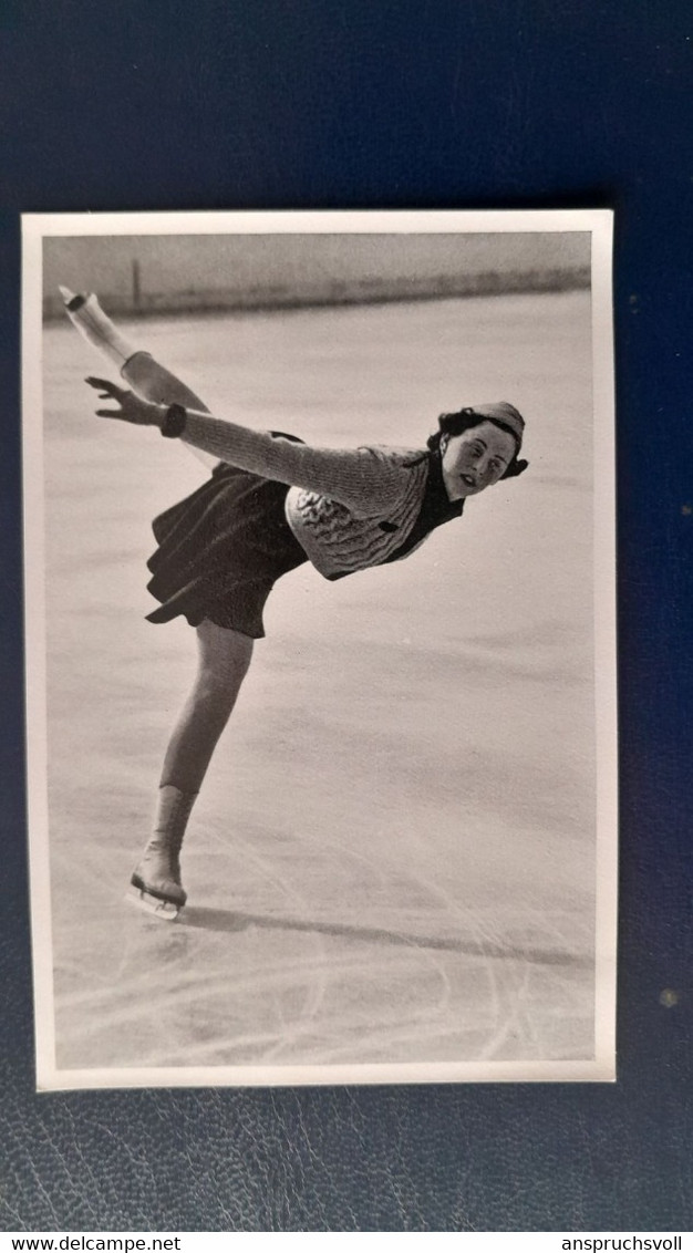 CARTE PHOTO - 8X12 - JEUX OLYMPIQUES 1936 - GARMISCH PARTENKIRCHEN -PATINAGE ARTISTIQUE - Pattinaggio Artistico