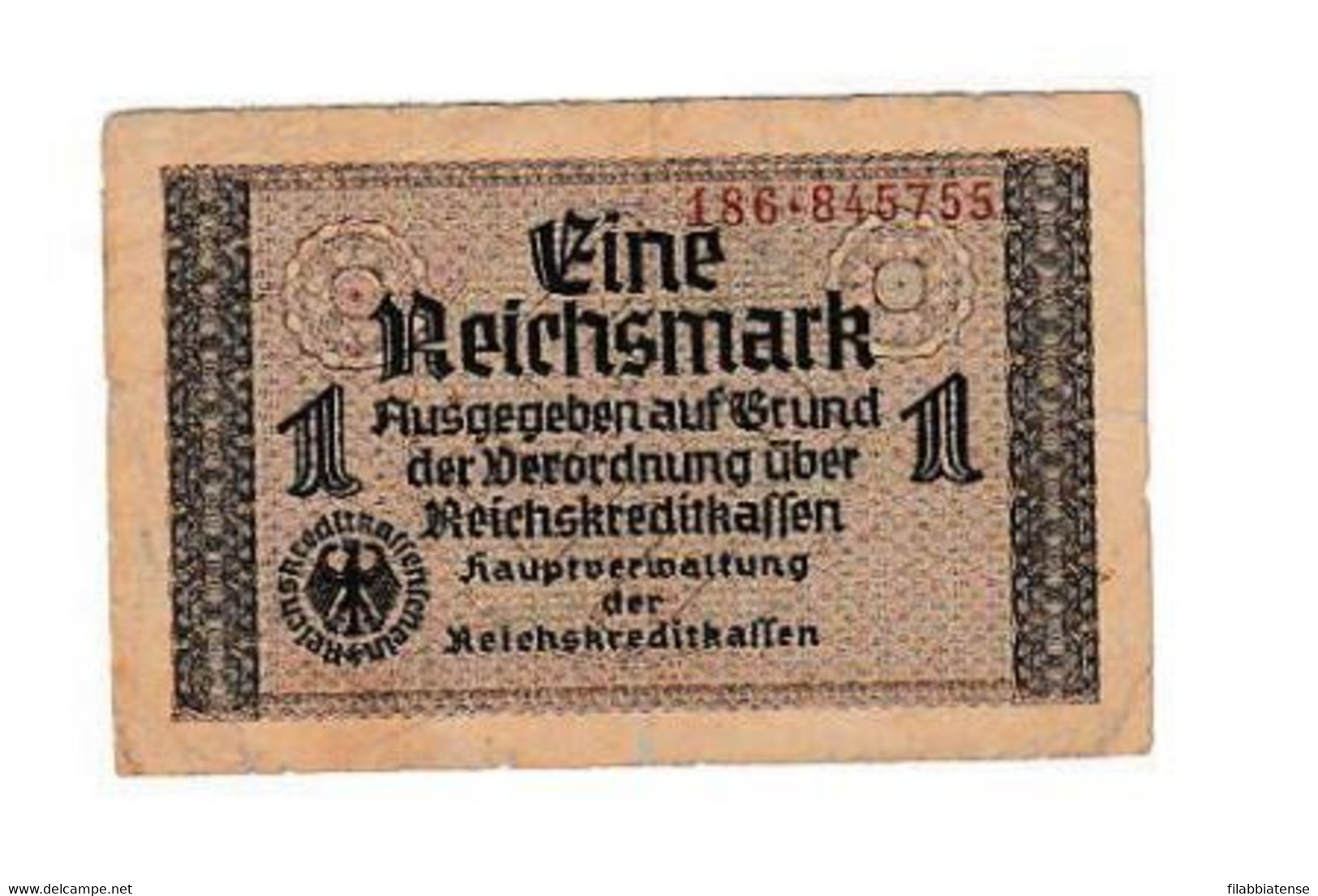 Germania - 1 Reichsmark    +++++++ - 2° Guerra Mondiale