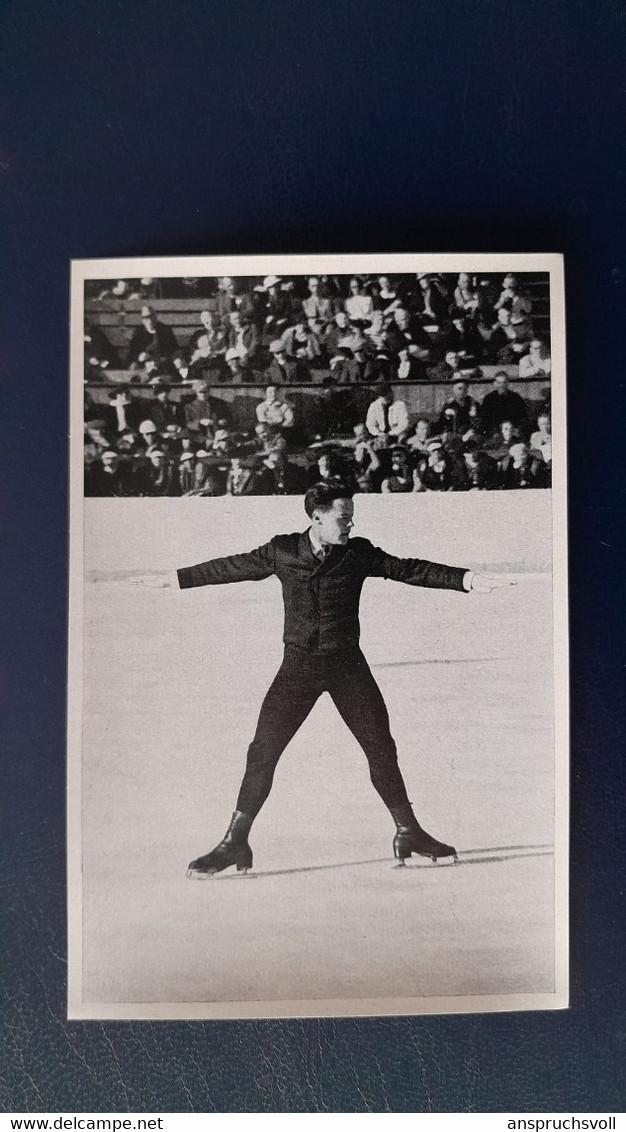 CARTE PHOTO - 8X12 -  JEUX OLYMPIQUES 1936 - GARMISCH PARTENKIRCHEN - PATINAGE ARTISTIQUE - Patinaje Artístico