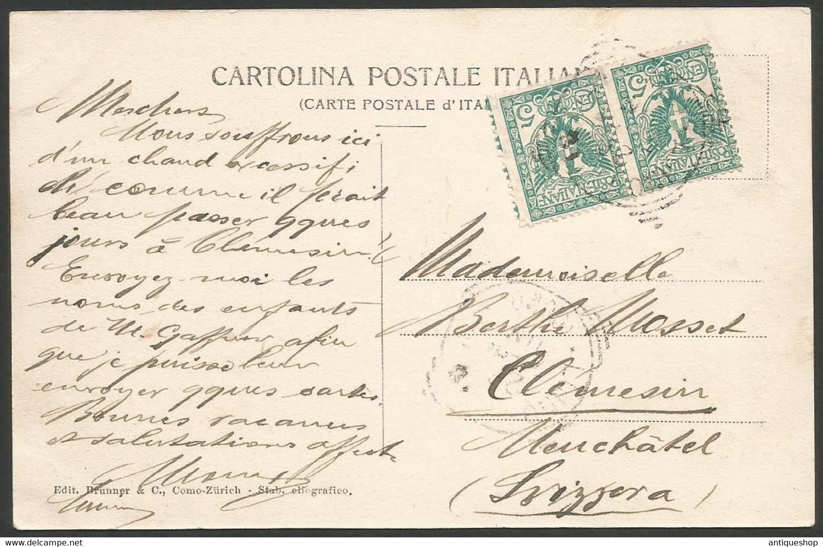 Italy-----Luino-----old Postcard - Luino