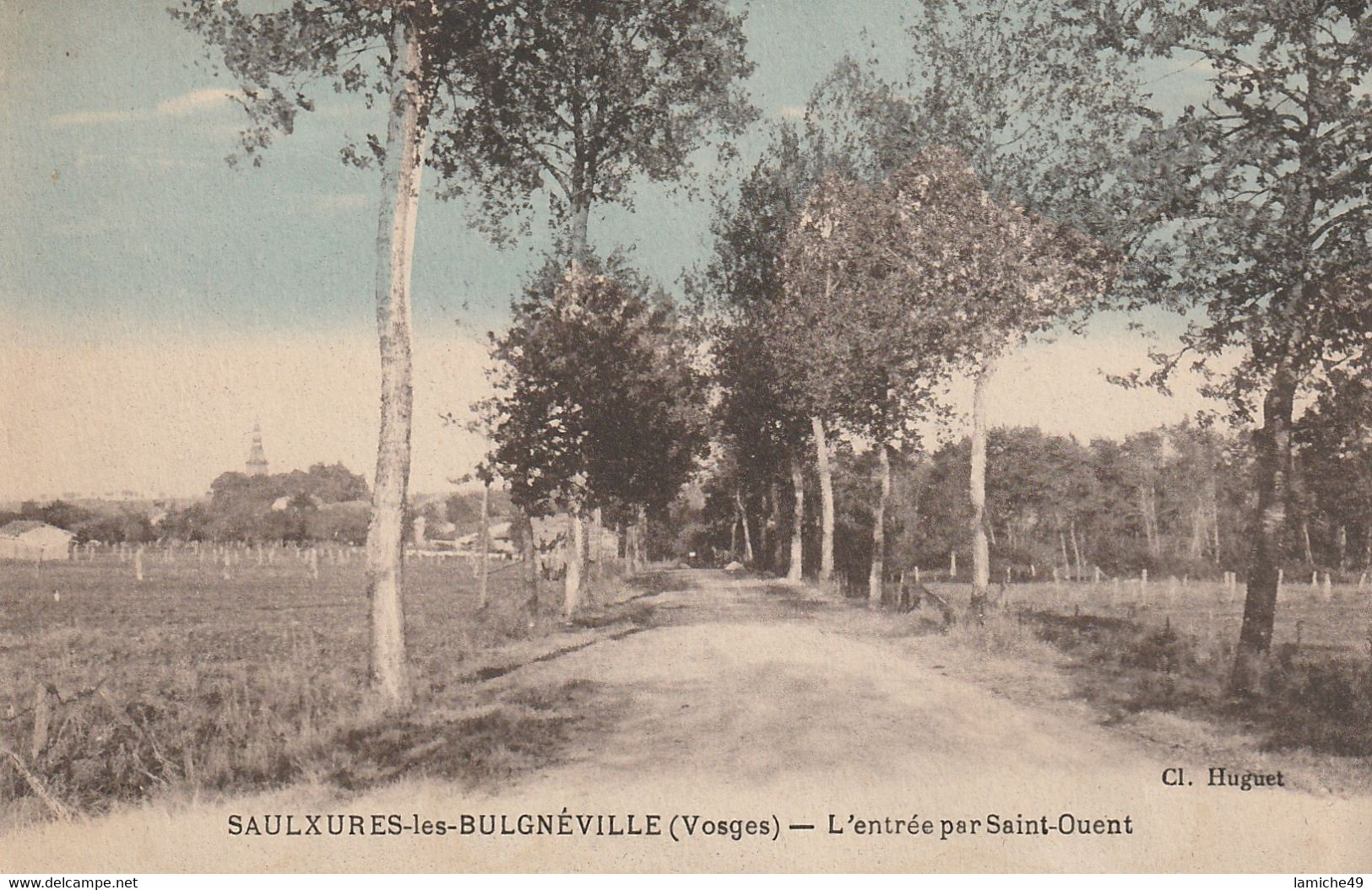 SAULXURES LES BULGNEVILLE (Vosges) L’entrée Par St Ouent Circulée Colorisée  ( Salxures Sur Moselotte) - Xertigny