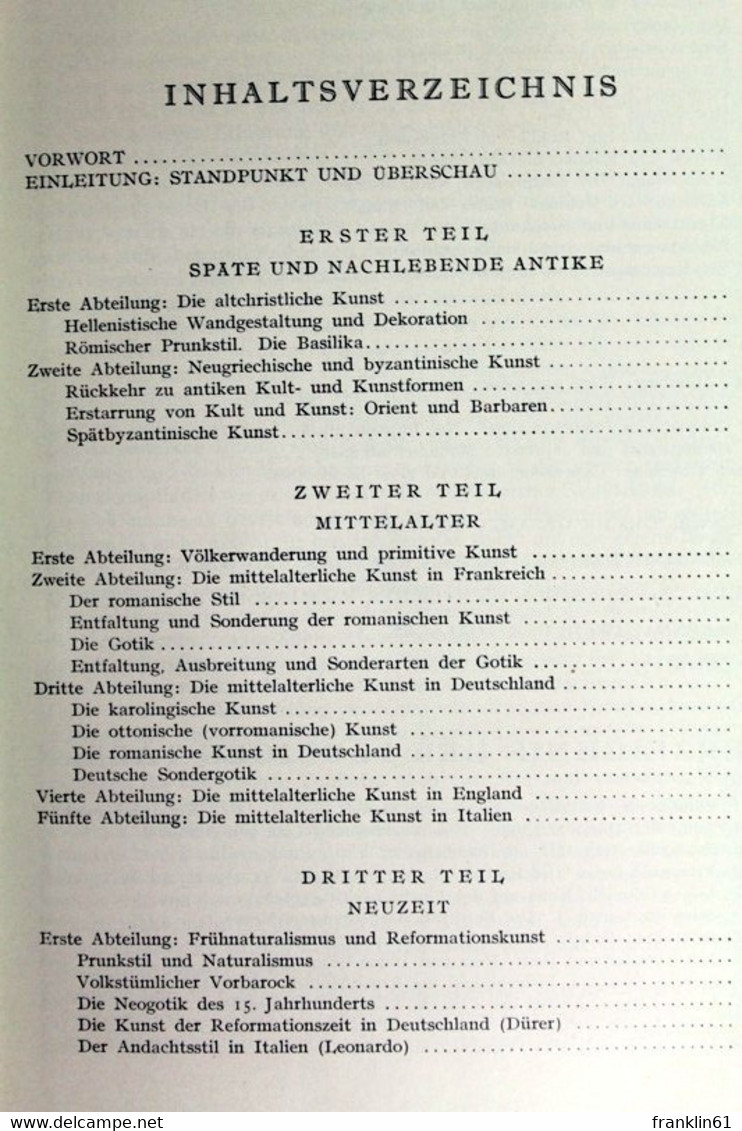 Geschichte Der Kunst. - Glossaries