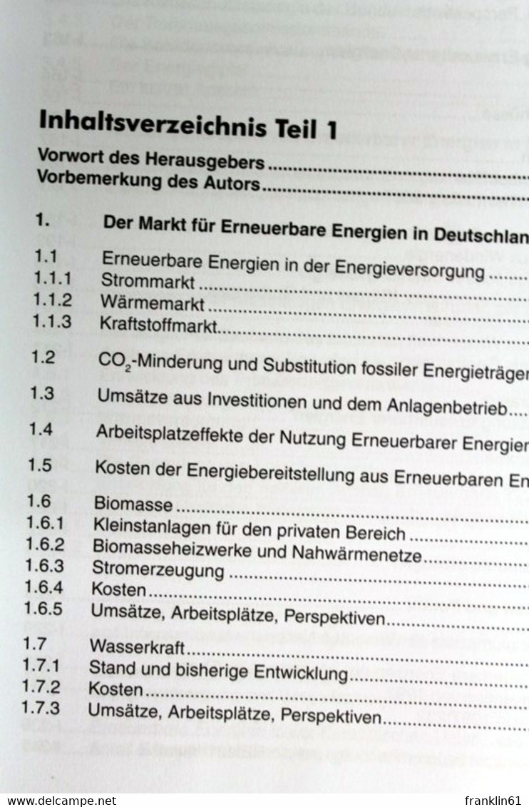 Jahrbuch Erneuerbare Energien 2007 Mit CD. - Lessico