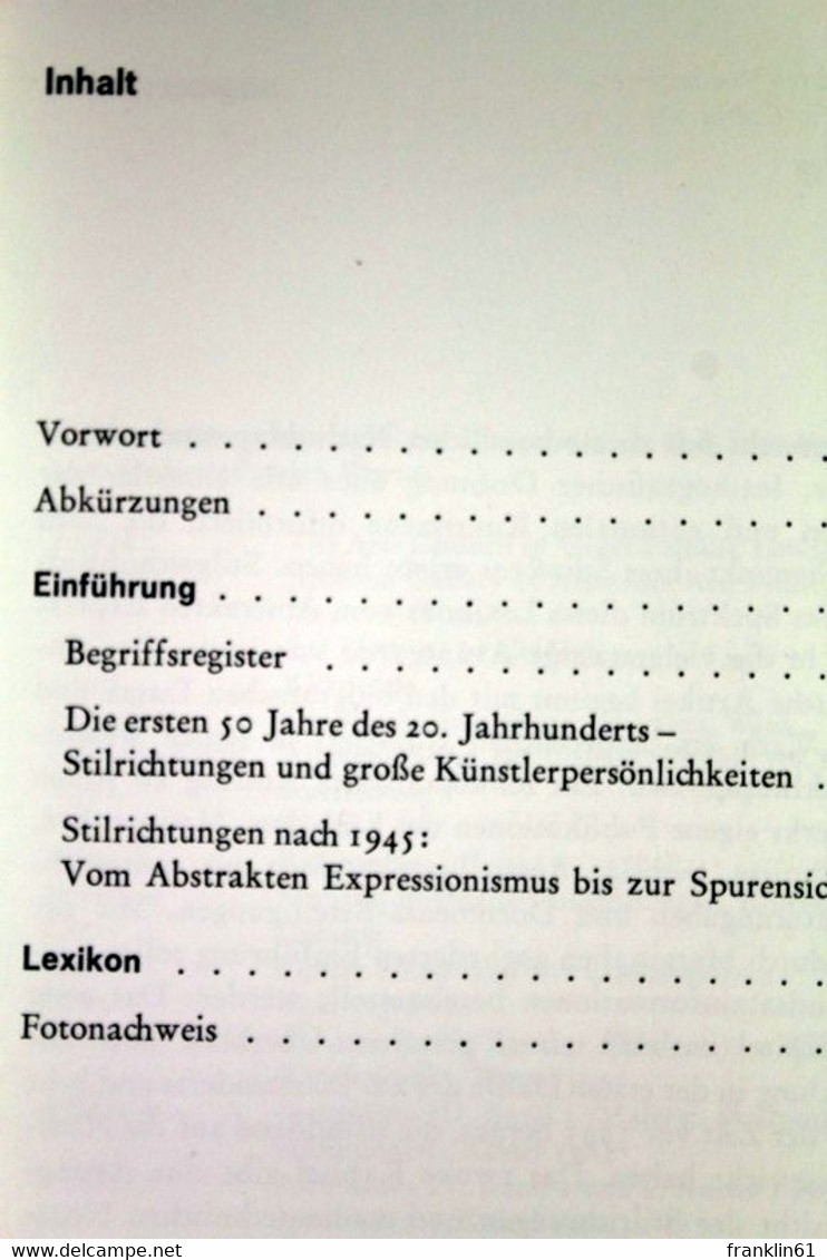 DuMonts Künstlerlexikon. Von 1945 Bis Zur Gegenwart. - Lessico